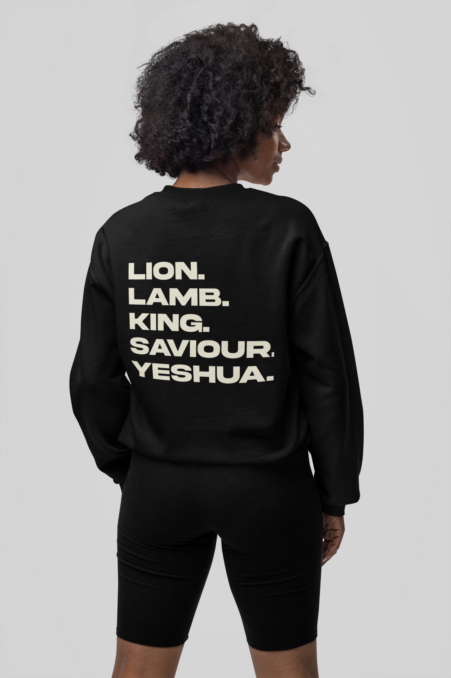 YESHUA LION LAMB|Unisex Relaxed Crew | 5160