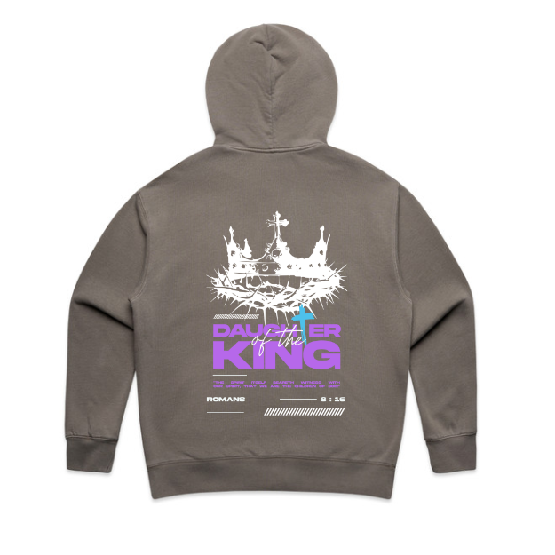 KINGDOM IDENTITY | WOMEN'S RELAX FADED ZIP HOOD |4170