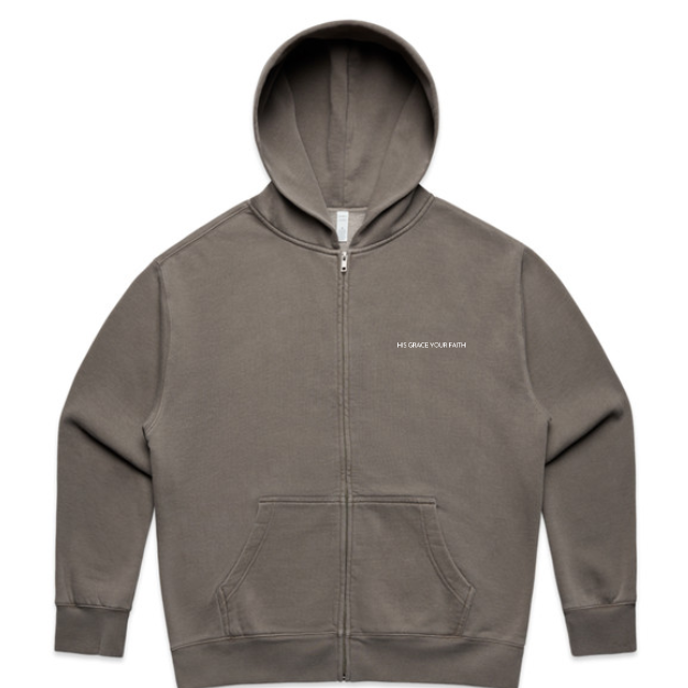 KINGDOM IDENTITY | WOMEN'S RELAX FADED ZIP HOOD |4170
