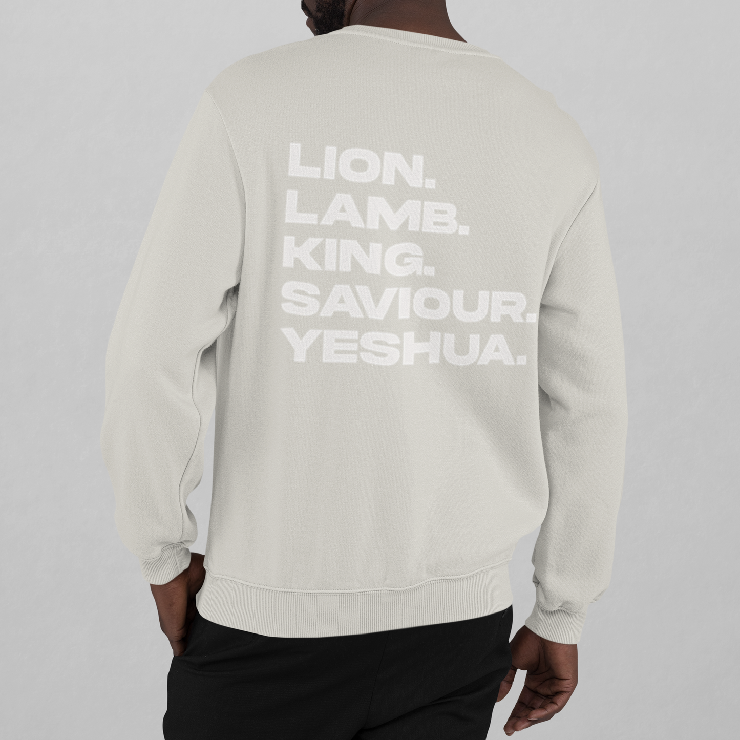 YESHUA LION LAMB|Unisex Relaxed Crew | 5160