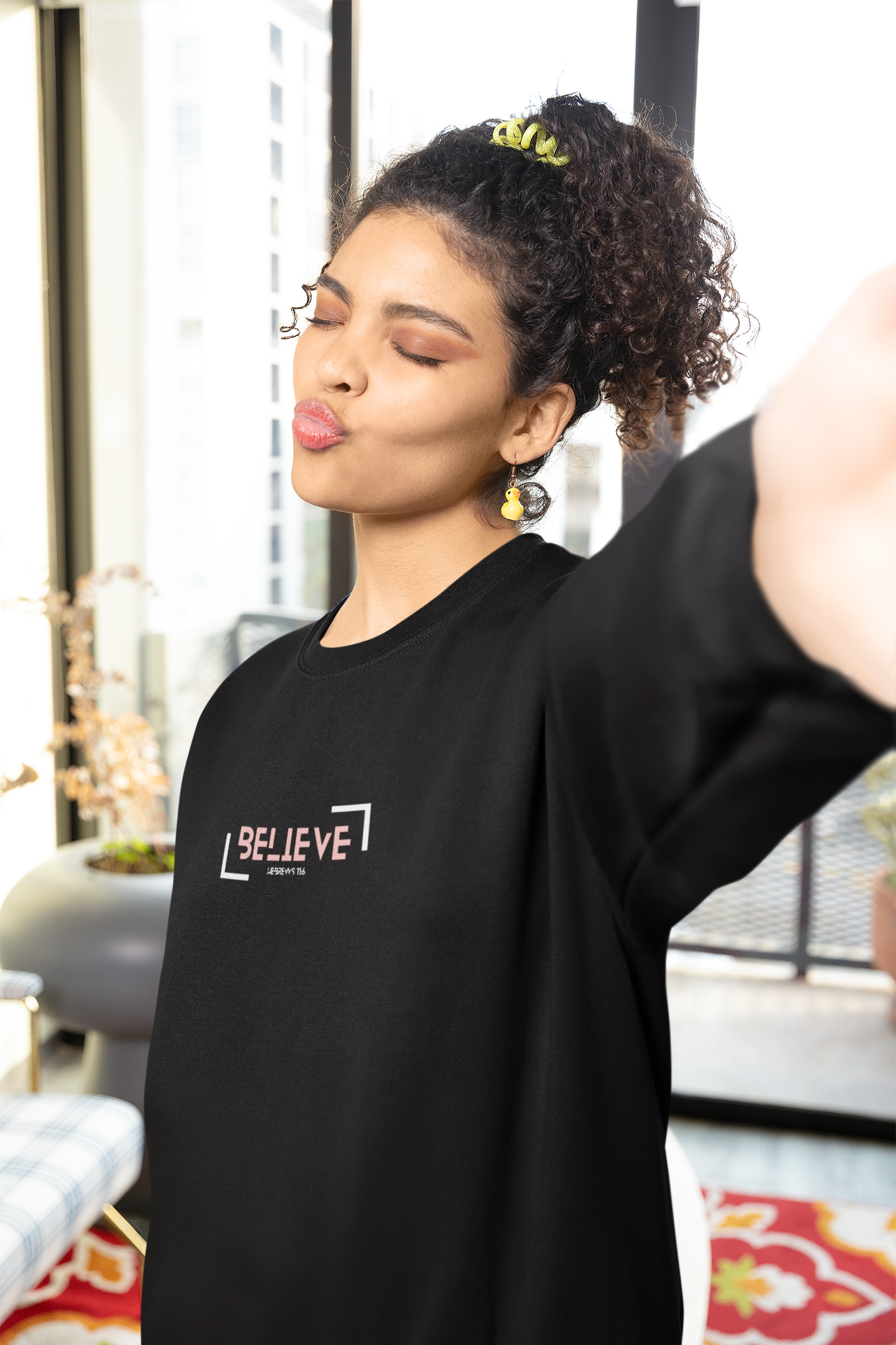 BELIEVE UNISEX CREW - Hebrews 11:6