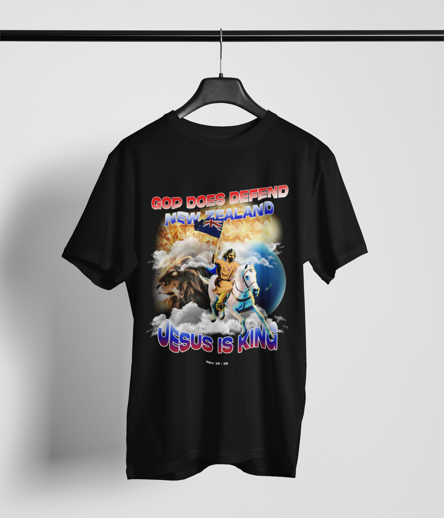 GOD DEFEND NZ |Unisex Tee| 5026