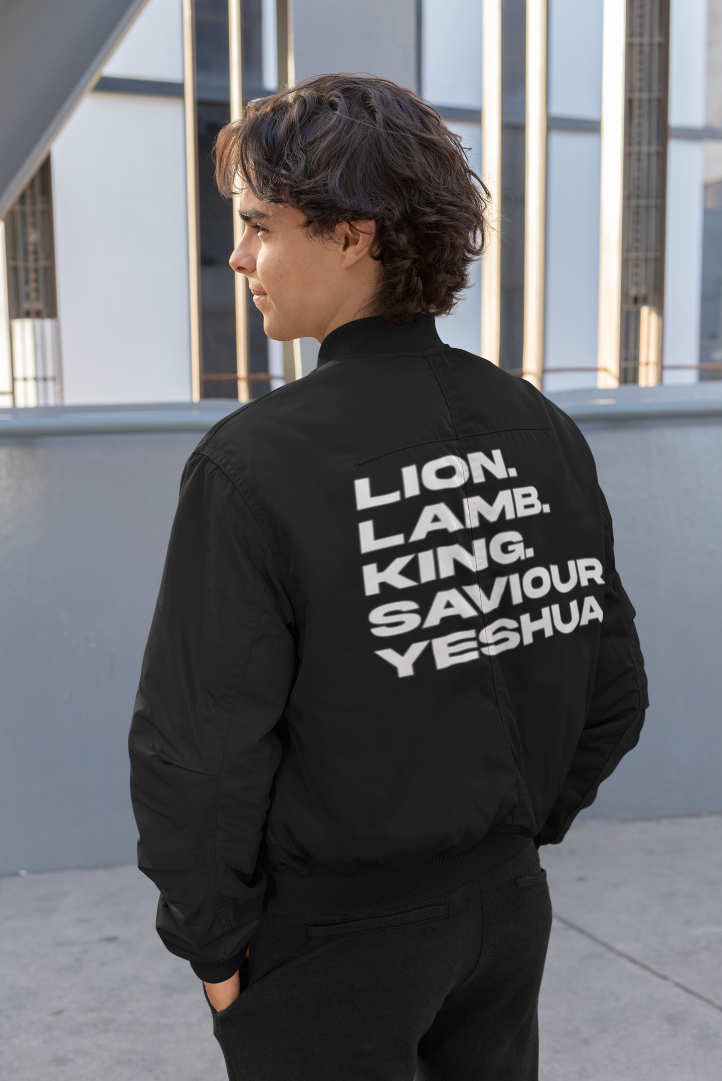 YESHUA MENS BOMBER